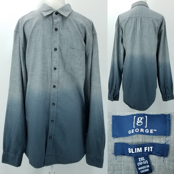 george slim fit dress shirt